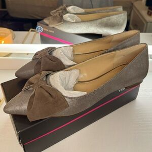 vince camuto vc pinidia size 11 dark silver and taupe
